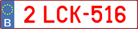 Truck License Plate